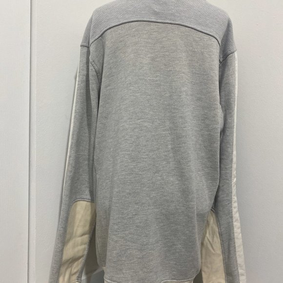 Scotch & Soda Grey & Cream Trim Long Sweatshirt Size XXL - Picture 8 of 9